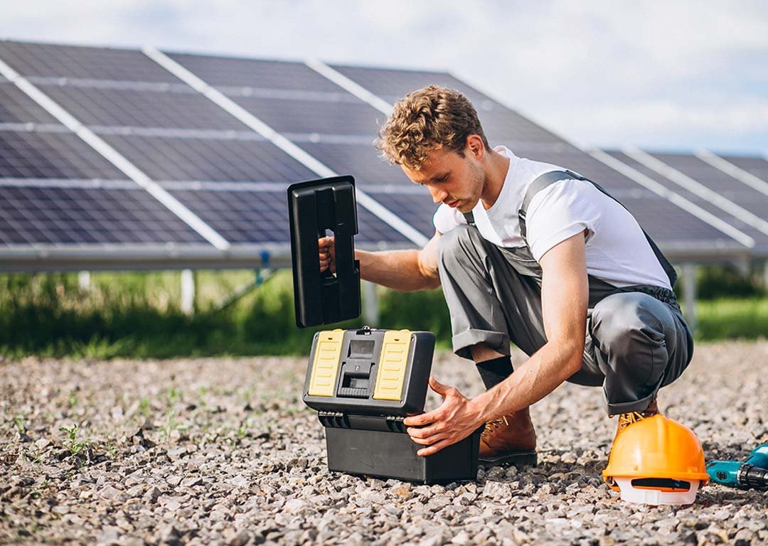 Solar Heaters On Roof Top